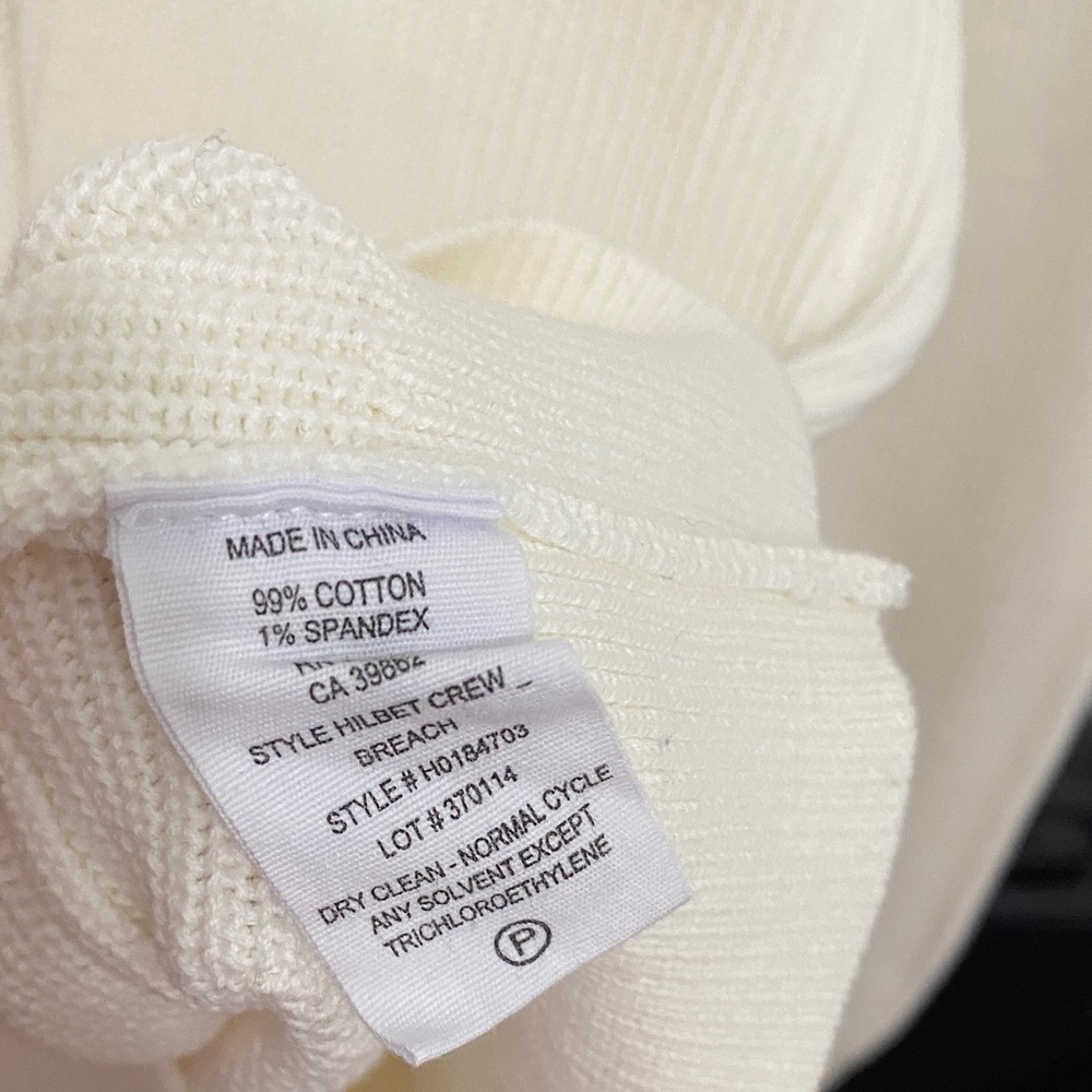 *Theory Men's Hilbet Crew Breach Cotton Sweater - Picture 3 of 6